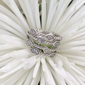 David Yurman diamond “Confetti” ring